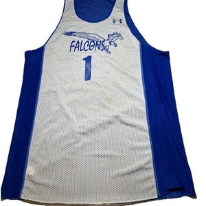 Under Armour Falcons Reversible Jersey Mens Tag Sz Small Blue Sleeveless Tank